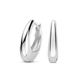 FJF oorbel Baggy Hoops medium FJF0030100SRH