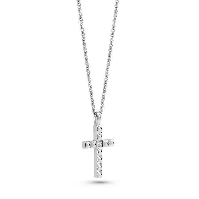 collier Pyramids Cross FJF0010058SWH