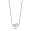 collier Dubble Heart Solitair FJF0010071SWH
