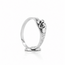 14k witgouden ring met briljant
