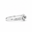 14k witgouden ring met briljant