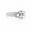14k witgouden ring met briljant