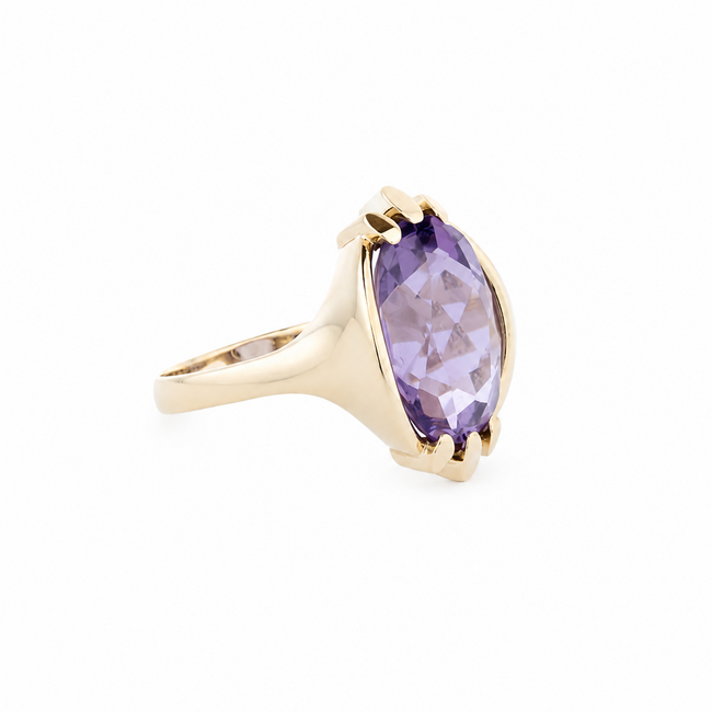 14k ring  met Amethist