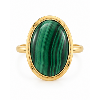 Vintage 14Karaat Ring Malaghiete maat18,5