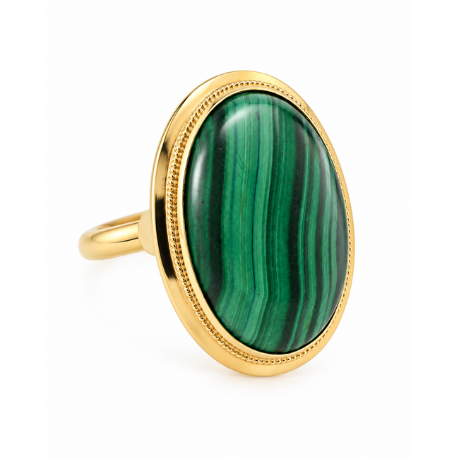 Vintage 14Karaat Ring Malaghiete maat18,5