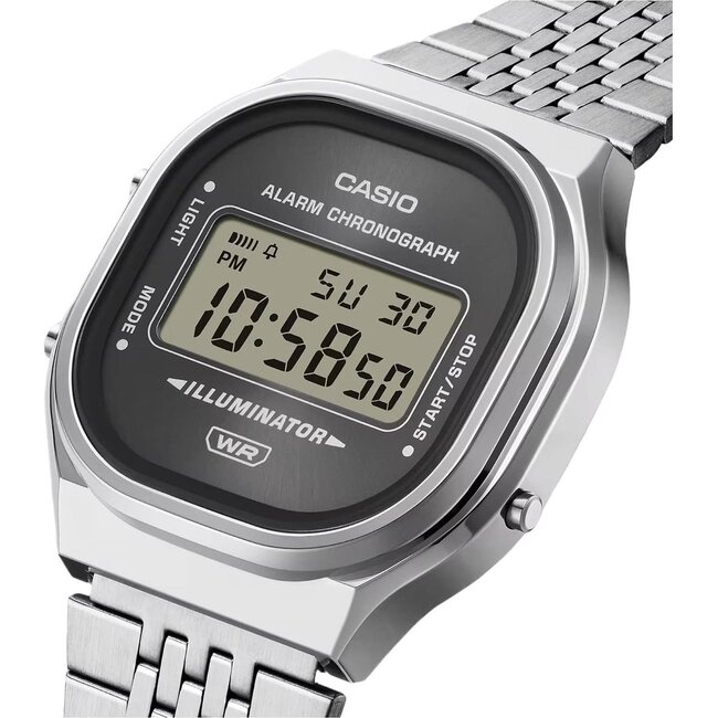 casio Casio Collection Vintage A140WE-8AEF Horloge - Staal - Zilverkleurig - Ø 39 mm
