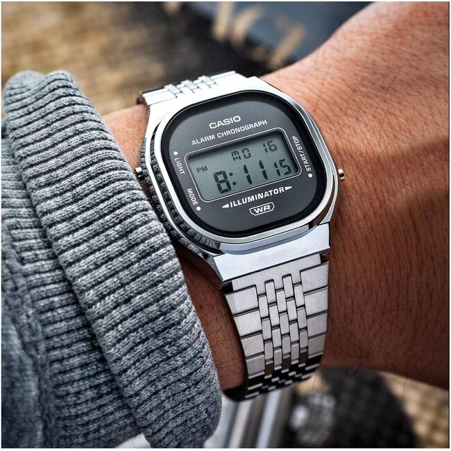 casio Casio Collection Vintage A140WE-8AEF Horloge - Staal - Zilverkleurig - Ø 39 mm