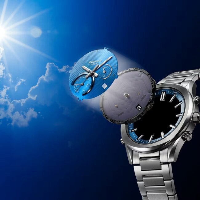 casio  Edifice EQB-1300D-2AEF Horloge - Staal - Zilverkleurig - Ø 39 mm