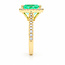 ROS  Jewel Design 14k ring Smaragd/brilj0.60ctmt 17.25 The Green Apple