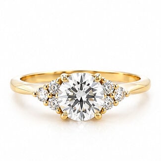 ROS  Jewel Design 14k ring Labgrown Diamant en Briljant The Snow White