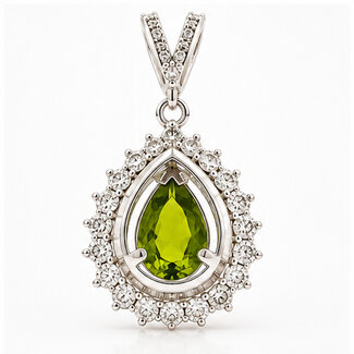 ROS  Jewel Design 18k witgouden hanger
