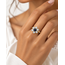 Vintage 14Krt. Ring GG Saff/Brilj