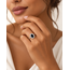 Vintage 14Krt Ring WG Saff/Brilj. Ring 3.1 Gram