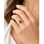 14k GG ring groene Tourmalijn 3.3 gram