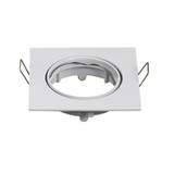 LCB Inbouwspot wit vierkant - kantelbaar - zaagmaat 72mm - buitenmaat 80mm LCB Inbouwspot wit vierkant - kantelbaar - zaagmaat 72mm - buitenmaat 80mm