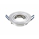 Inbouwspot geborsteld aluminium rond - kantelbaar - zaagmaat 75mm - buitenmaat 91mm Inbouwspot geborsteld aluminium rond - kantelbaar - zaagmaat 75mm - buitenmaat 91mm