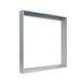 LED paneel opbouw aluminium - Zilver - 60x60cm frame systeem - 5cm hoog incl. schroeven LED paneel opbouw aluminium - Zilver - 60x60cm frame systeem - 5cm hoog incl. schroeven