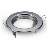 Aigostar OP=OP Inbouwspot chrome rond - niet kantelbaar - zaagmaat 60mm - buitenmaat 80mm