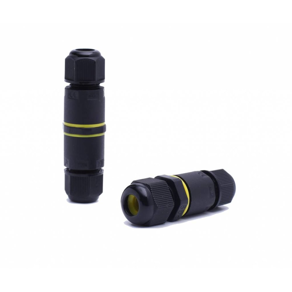5 Pc IP68 Waterdichte 2-weg 3-aderige Aansluitdoos Elektrische Kabelconnector M16 Draadbereik 35 10 Mm