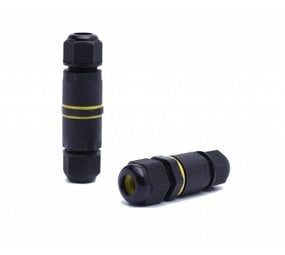 LCB Waterdichte Kabelverbinder LCB IP68 - 3-Polig - 0,5-1mm² - Kabeldiameter 4-8mm - 9A 450V - Zwart - Geschikt voor 2- en 3-Adrige Kabels LCB Waterdichte Kabelverbinder LCB IP68 - 3-Polig - 0,5-1mm² - Kabeldiameter 4-8mm - 9A 450V - Zwart - Geschikt voor 2- en 3-Adrige Kabels
