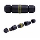 LCB Waterdichte Kabelverbinder LCB IP68 - 3-Polig - 0,5-1mm² - Kabeldiameter 4-8mm - 9A 450V - Zwart - Geschikt voor 2- en 3-Adrige Kabels LCB Waterdichte Kabelverbinder LCB IP68 - 3-Polig - 0,5-1mm² - Kabeldiameter 4-8mm - 9A 450V - Zwart - Geschikt voor 2- en 3-Adrige Kabels