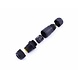 LCB Waterdichte Kabelverbinder LCB IP68 - 3-Polig - 0,5-1mm² - Kabeldiameter 4-8mm - 9A 450V - Zwart - Geschikt voor 2- en 3-Adrige Kabels LCB Waterdichte Kabelverbinder LCB IP68 - 3-Polig - 0,5-1mm² - Kabeldiameter 4-8mm - 9A 450V - Zwart - Geschikt voor 2- en 3-Adrige Kabels