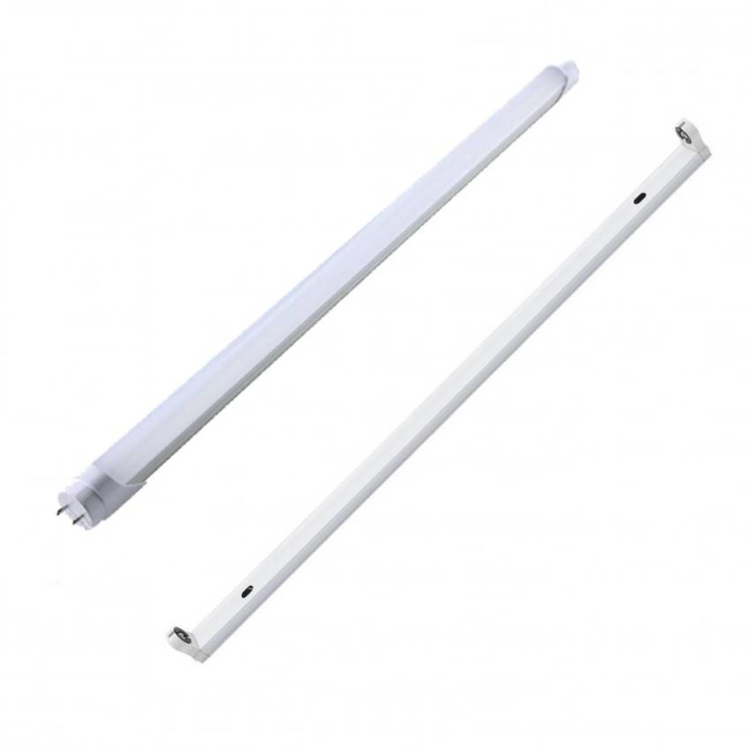 Luminaire Led TL 120cm, 15W, 1800 lumens, 4000k, IP65, avec 1x LED TL