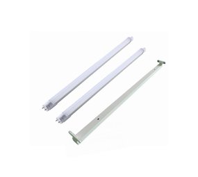 Spectrum 1.5m 50w  LED - TL armatuur  IP20 + 2 LED TL buizen 3000K 830 warm wit compleet