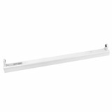 LCB LED TL armatuur - 60cm wit aluminium - voor een enkel LED TL buis