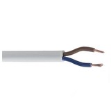 LCB Aansluitsnoer per meter - H03VVH2‑F 2×0,75 mm²  – CE/RoHS/VDE
