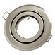 LED Line OP=OP Inbouwspot satijn nikkel rond - kantelbaar - zaagmaat 74mm - buitenmaat 100mm LED Line OP=OP Inbouwspot satijn nikkel rond - kantelbaar - zaagmaat 74mm - buitenmaat 100mm