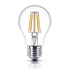 LED Filament lamp dimbaar - E27 A60 - 4W vervangt 50W - 2700K warm wit licht LED Filament lamp dimbaar - E27 A60 - 4W vervangt 50W - 2700K warm wit licht