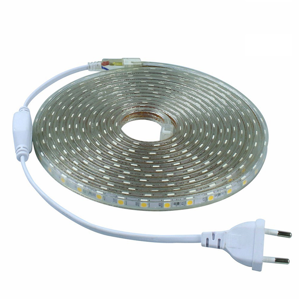 LED Lichtslang plat- 10 meter - Kleur licht optioneel - Plug and - Ledlichtdiscounter.nl