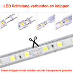 LED Lichtslang plat- 10 meter - Lichtkleur optioneel - Plug and Play
