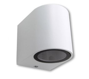 Spectrum LED Wandlamp Buiten - 1x GU10 - 80x73x95mm - IP54 - Wit Spectrum LED Wandlamp Buiten - 1x GU10 - 80x73x95mm - IP54 - Wit