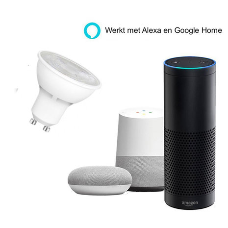 Modee WiFi LED Spot - GU10 4,7W - RGB+CCT alle lichtkleuren - Bediening met de App