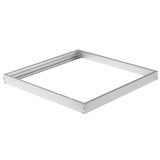 LCB LED paneel opbouw aluminium - Zilver - 60x60cm frame systeem - 5cm hoog incl. schroeven