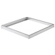 LED paneel opbouw aluminium - Zilver - 60x60cm frame systeem - 5cm hoog incl. schroeven LED paneel opbouw aluminium - Zilver - 60x60cm frame systeem - 5cm hoog incl. schroeven