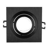LED Line OP=OP Inbouwspot zwart vierkant  - kantelbaar - zaagmaat 74mm - buitenmaat 92mm LED Line OP=OP Inbouwspot zwart vierkant  - kantelbaar - zaagmaat 74mm - buitenmaat 92mm
