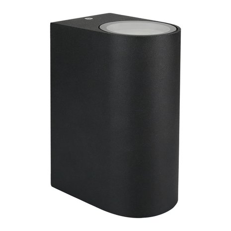 Braytron LED Wandlamp Buiten Up & Down - 2x GU10 - Aluminium - Antraciet Braytron LED Wandlamp Buiten Up & Down - 2x GU10 - Aluminium - Antraciet