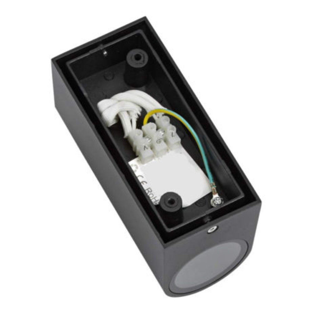 Braytron LED Wandlamp Buiten Up & Down - 2x GU10 - Aluminium - Antraciet Braytron LED Wandlamp Buiten Up & Down - 2x GU10 - Aluminium - Antraciet