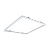 LCB OP=OP LED Paneel inbouw - 60x60cm Afdekframe Wit - Zaagmaat 613x613mm - Buitenmaat 635x635mm