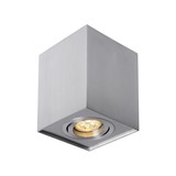 Spectrum LED plafondspot - Cube vierkant - Zilver Aluminium -  met GU10 fitting - kantelbaar - excl. LED spot Spectrum LED plafondspot - Cube vierkant - Zilver Aluminium -  met GU10 fitting - kantelbaar - excl. LED spot