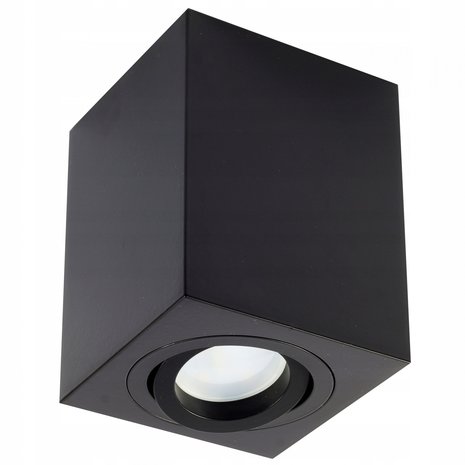 bezig nakoming achterlijk persoon LED plafondlamp - Cube Zwart met GU10 fitting - kantelbaar - excl. LED -  Ledlichtdiscounter.nl