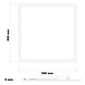 LED Paneel 60x60cm - 6000K 865 - 40W 4000lm - Flikkervrij - UGR<19 - 5 jaar garantie LED Paneel 60x60cm - 6000K 865 - 40W 4000lm - Flikkervrij - UGR<19 - 5 jaar garantie