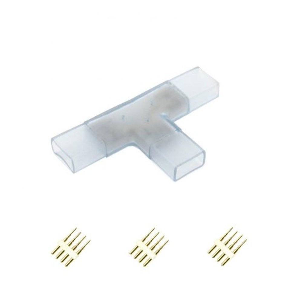 LCB LED lichtslang V1 - RGB Vier pins connector T-connector LCB LED lichtslang V1 - RGB Vier pins connector T-connector