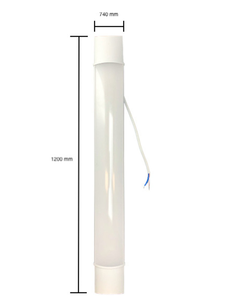 Spectrum LED Batten 120cm - 35W 3600lm - 6500K 865 Daglicht wit - compleet incl. bevestigingsmateriaal