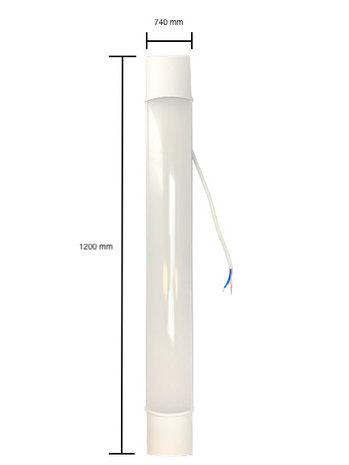LED Batten - 120cm 40W LED armatuur - 6500K daglicht wit (865) - compleet incl. bevestigingsmateriaal LED Batten - 120cm 40W LED armatuur - 6500K daglicht wit (865) - compleet incl. bevestigingsmateriaal