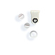 LCB LED TL armatuur - 120cm wit aluminium - voor een enkel LED TL buis