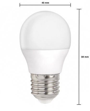 Volg ons Het spijt me molen LED lamp - E27 fitting - 6W vervangt 41W - Warm wit licht 3000K -  Ledlichtdiscounter.nl